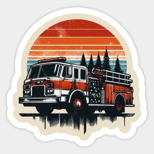 Fire Truck Sticker